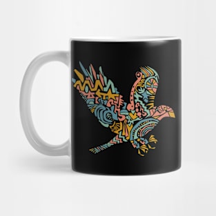 Geometric Hawk Mug